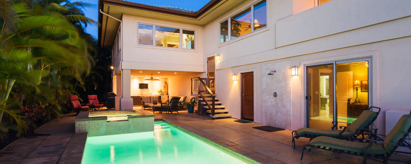 Florida home outdoors